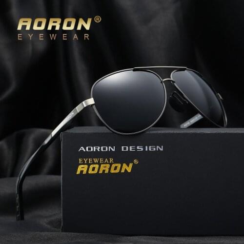 Aluminum Mens Vintage Polarized Sunglasses men Brand Design Goggles Male Metal Frame UV400 Glasses Driving Fishing gafas de sol