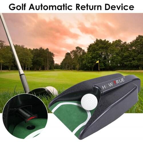 Automatic Golf Ball Training Return Device Indoor Golf Ball Kick Back Automatic Return Putting Cup Device Practice Accessories