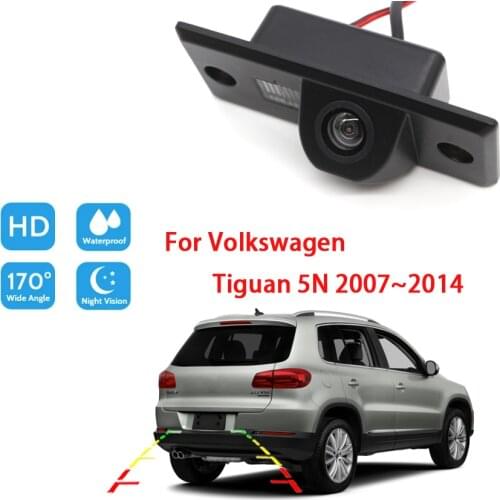 HD Night Vision For Volkswagen Tiguan 5N 2007 2008 2009 2010 2011 2012 2013 2014 Vehicle Rear View Camera high quality RCA