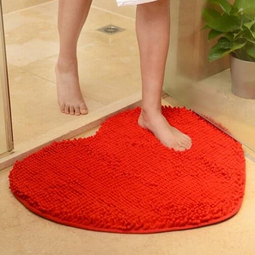 Lovely Heart Shape Bath Mats Rugs For Valentines Day,Anti-Slip Bathroom Rug set,Bathroom Carpet Mats,alfombra tapis bain
