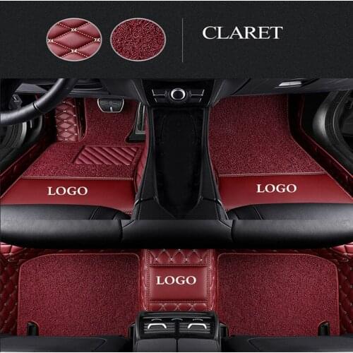 WLMWL logo Custom leather car mat for Opel all models Astra g h Antara Vectra b c zafira a b auto accessories Car-Styling