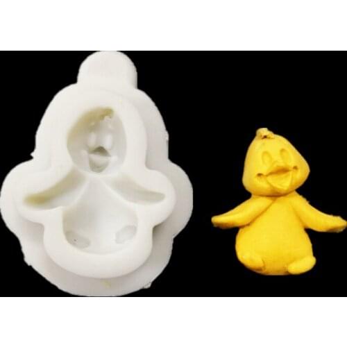 Little yellow duck chocolate silicone mold cake tool clay tool for cake shop decoration accessories cocina accesorios de coci