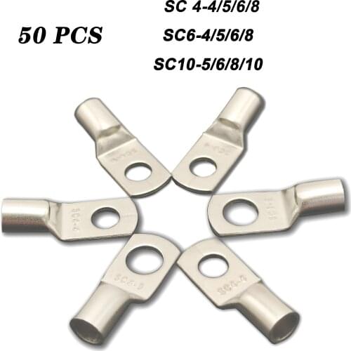 Minco SC4-4~SC10-10 Multiple Models Set of Tinned Copper Cable lugs Set copper nose Wire Terminals Connector