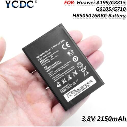 New Li-ion Lithium Replacement HB505076RBC Battery For Huawei Y3 II LUA-L21 LUA-U22 LUA-A22 LUA-U02 LUA-L02 Free Shipping
