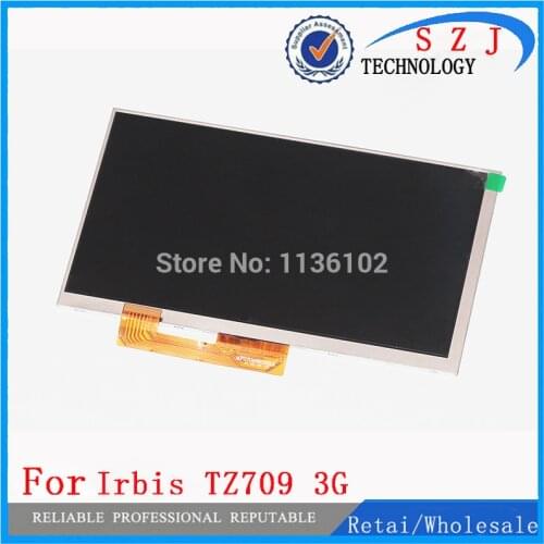 New 7'' inch For Irbis TZ709 3G TABLET 30pins LCD Display Matrix LCD Screen Lens Module replacement Free Shipping