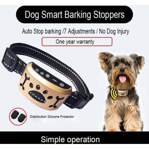 Dog bark arrestor Automaticdog barking prevention Anti disturbance artifact Pets Cats dogs Large small dog Electric shock collar