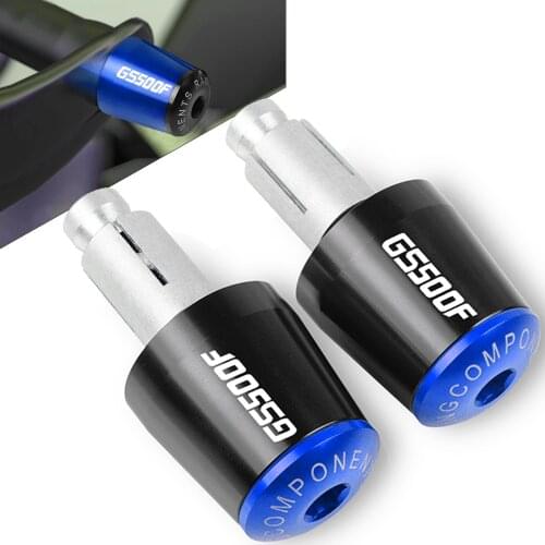 Motorcycle CNC Handlebar Grips Slider Cap Plug Aluminum Bar End Grip For SUZUKI GS500F GS 500 F 2005 2006 2007 2008 2009