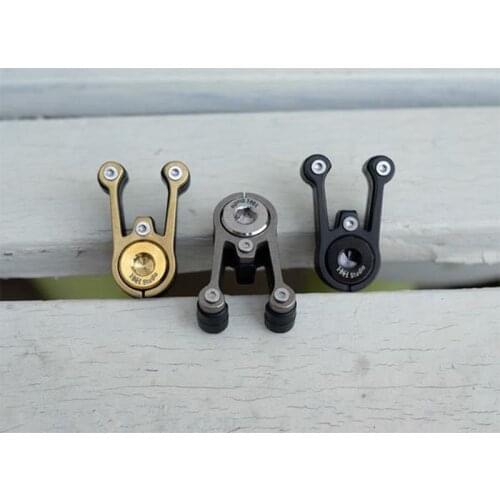 H&H Titanium Handlebar Catcher with bolt Anti Rust for Brompton Folding Bike Front Fork