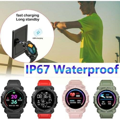 FD68S Smart Watch Women Men Waterproof Heart Rate Monitor Sleep For Sports Smart Bracelet T3Y3