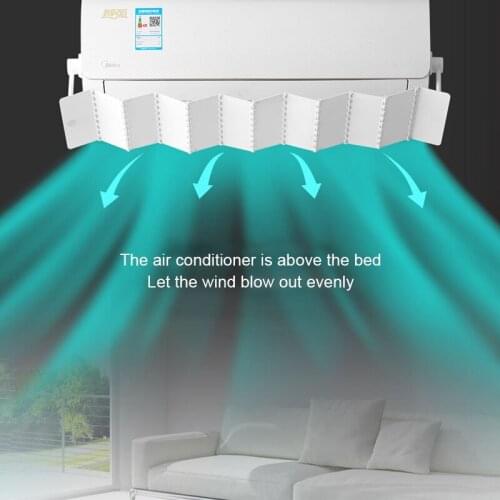 Retractable Suspended Air Conditioner Windshield Anti-direct Blowing Deflector Punch-free Household Air Conditioner Baffle Cover