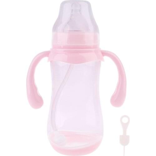 1Pc 320ML Wide Neck Anti-colic Baby Infant Milk Feeding Nipple Bottle Nurser New