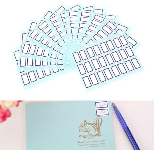 1 Pack Self Adhesive Sticky White Label Writable Name Stickers Blank Note Labels