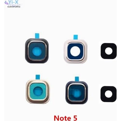 10pcs/lot Rear Camera Glass Lens Holder With lens For Samsung Galaxy Note 5 N920