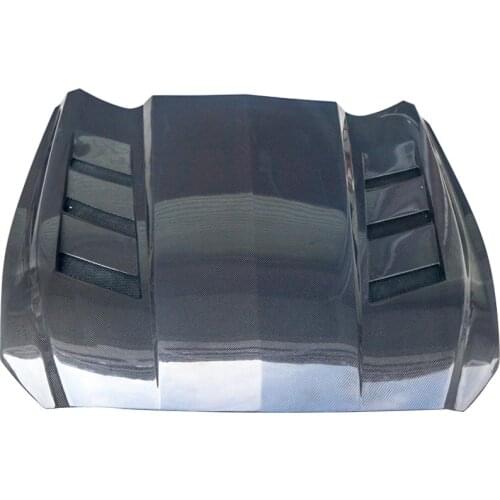 2021 Suitable For Ford 15-17 Modified Ac Carbon Fiber Perforated Mustang Engine Cooling Hood