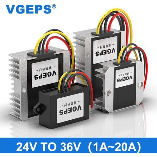 24V liter 36V regulated power converter 18-32V to 36V automotive boost power module DC-DC transformer