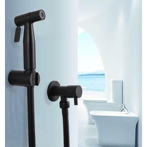 4pcs/set Hand Held Bidet Nozzle Diaper Sprayer Bath Shower Shattaf Sprinkler Kit for Men Women Baby