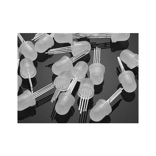 500PCS x 8mm RGB Diffused 4pin High bright Common Anode/Cathode LED Long Leg