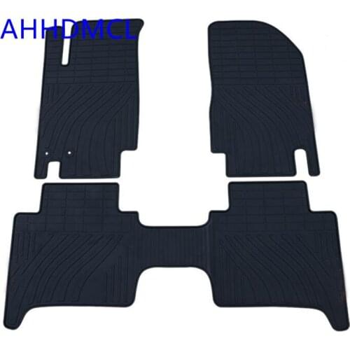 Car Rubber Mats Floor Mats Anti-Slip Mat Carpets Feet Pads Custom Fit For Nissan Navara 2017 2018 Left Hand Drive