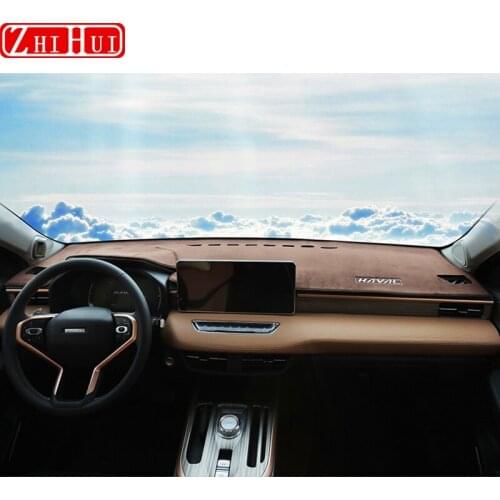 Car Styling Dash Mat Dashmat Dashboard Cover Sun Shade Dash Board Cover Carpet For GWM Haval Hover Jolion 2021 Accessories