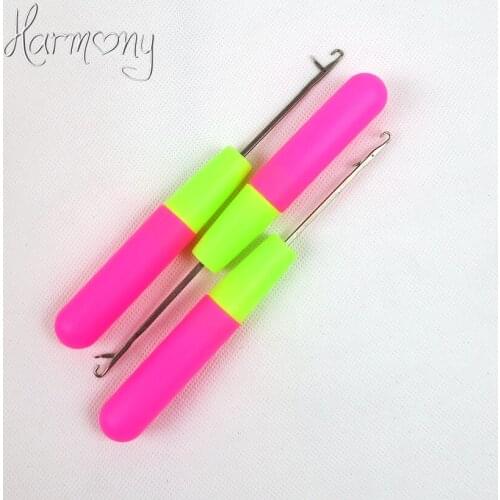 FREE SHIPPING 80 pieces STOCK plastic knitting and crochet needles for jumbo braiding twist hair and weaving dreadlock