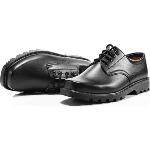 Steel toe Shoes Black Leather Safety Shoes for Man Outdoor Lace Up Boots Men Waterproof Work Boot Man Bussiness Dress Shoes