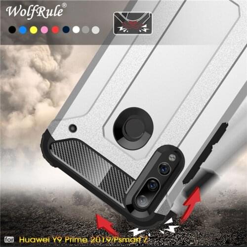 SFor Huawei P Smart Z Case 6.59" Full Wrapped Armor Hybrid PC+TPU Case For Huawei P Smart Z Cover For Huawei P Smart Z Cases
