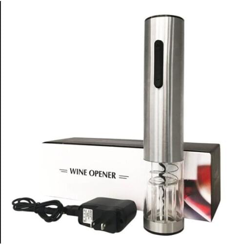New USB Charging Electric Wine Openers with Light Automatic Bottle Opener Corkscrew with Foil Cutter Kitchen Tools Jar Opener