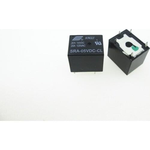 HOT NEW car auto 5V relay SRA-05VDC-CL SRA05VDCCL 05VDC 5V 5VDC DC5V 20A 125VAC 5PIN