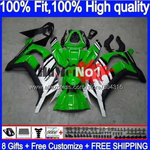 Injection For KAWASAKI ZX 10R 1000CC ZX10R 11 12 13 14 15 74MC.68 ZX1000 CC ZX-10R 2011 2012 2013 2014 2015 Green Gloss Fairing
