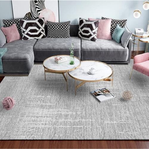 Living Room Carpet Home Decoration Nordic Bedroom Carpet Floor Mat Coffee Table Floor Velvet Door Mat Modern Mat S Rectangular