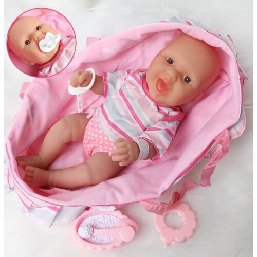 14 inch bebe reborn doll 36cm Full body Realistic newborn waterproof soft Silicone baby dolls clothes Boneca for toys kids gift