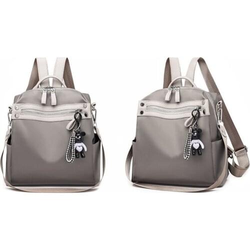 Nieuwe Vrouwen Rugzak Rits Schooltassen Voor Tieners Meisjes Kleine Hanger Rugzak Vrouwelijke Multifunctionele Rugzak