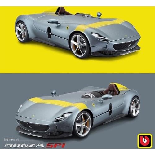 Bburago 1:18 Scale Ferrari Concept Monza SP1 Alloy Luxury Vehicle Diecast Cars Model Toy Collection Gift