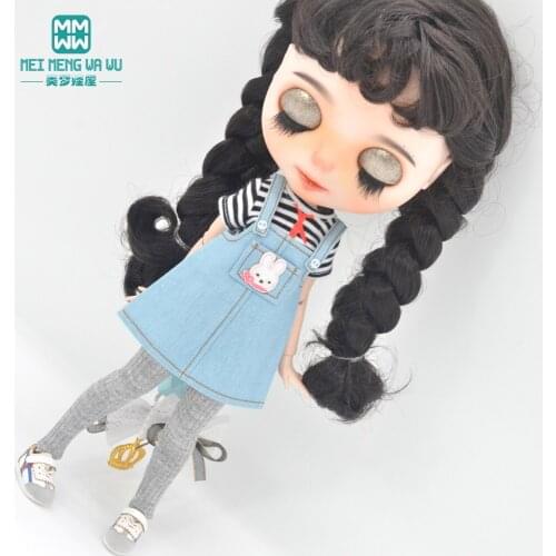 Fits Blyth clothes Azone OB23 OB24 Toys doll accessories Fashion suspender skirt, T-shirt, leggings