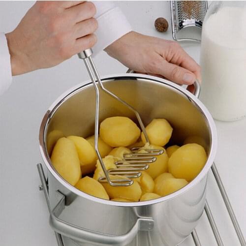 Stainless Steel Potato Masher Potato Ricers Making Tools Fruit Vegetable Kitchen Gadgets Tools Accessories 25*9.5CM