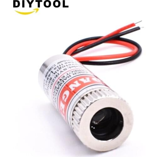 5mW Red Dot Adjustable Laser Module 650NM Focus Stripe Lens Laser Head M119