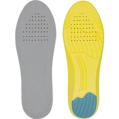 Shoe Inserts Pad Soft Sport Insoles Memory Foam Breathable Outdoor Running Silicone Gel Cushion Orthopedic Insoles 35-45 Size