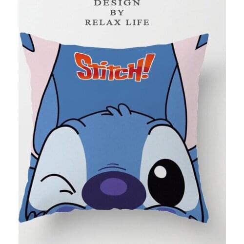 Disney Star Baby Stilly Boy Cartoon Lovely Pillowcase Home Woven Pillowcase for Boys and Girls Living Room Decoration 45x45cm