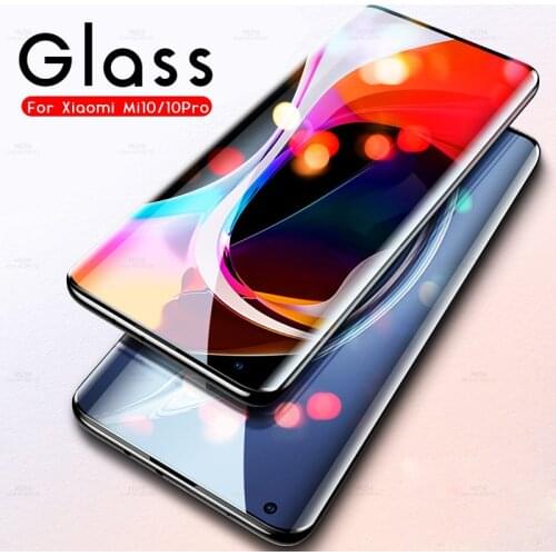 100D Curved protective glass for xiaomi mi 10 pro 5g tempered glass on xiomi xaomi mi10 mi 10pro xiaomi10 screen protector film