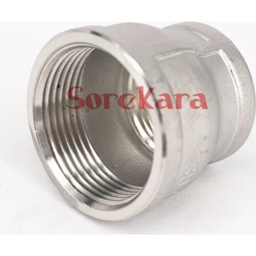 1/2" BSP female to 3/8" BSP female Thread Reducer 304 Stainless Steel Pipe Fitting Connector Adpater