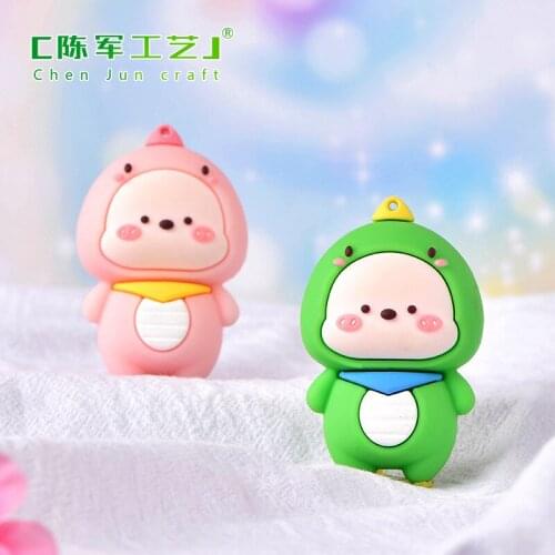 1 Piece Mini Dinosaur Girl Boy doll Kid Small Statue Figurine Micro Crafts Ornament Miniatures DIY Home Garden Decor