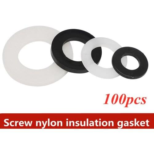 7 * 3 * 0.5mm nylon gasket 3mm inner diameter thickness 0.5mm screw nylon insulation gasket