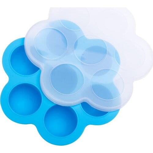 7-hole Silicone Baby Food Box Silicone Tray Ice Cream Candy Jelly Ice Lattice Mold Kitchen Bar Gadget Large Silicone Molds