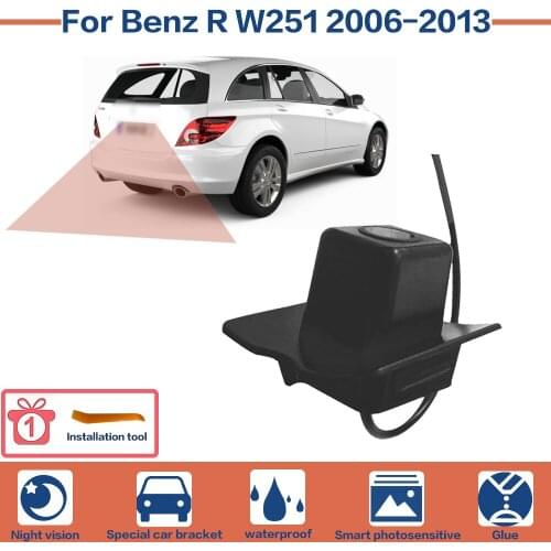 Car Rear View Reverse Backup Camera Starlight Night Vision High Quality For Benz R W251 2006-2013