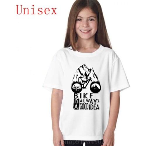 Good Idea MTB girls tops kids clothes boys clothes kids tshirts boys shorts summer clothes popular fashionable