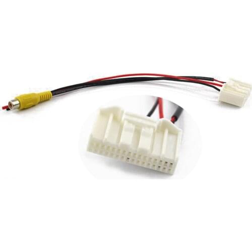 Car Navigation System Reversing Rear View Camera Adapter Cables for Nissan Qashqai Teana X-Trail 32pin DVD