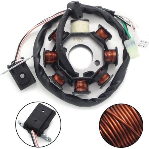 Motorcycle Magneto Stator Generator Coil For Yamaha YFM90R RAPTOR 90 2009 2010 2011 2012 2013 43D-H5510-00