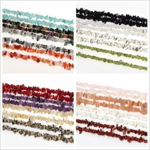 Hot Fashion 3-5MM Irregular Grain Small Rubble Stone Natural Stone Chips Beads For DIY Bracelets & Necklaces Jewelry Making