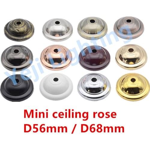 Mini ceiling rose ceiling canopy cord set lamp base for led chandeliers pendant lighting E27 holder Edison vintage lamp holders