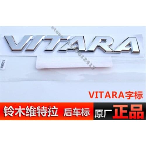 Original authentic ABS car backup luggage sign 3D three-dimensional letter LOGO for 2015-2018 Suzuki Vitara Car styling